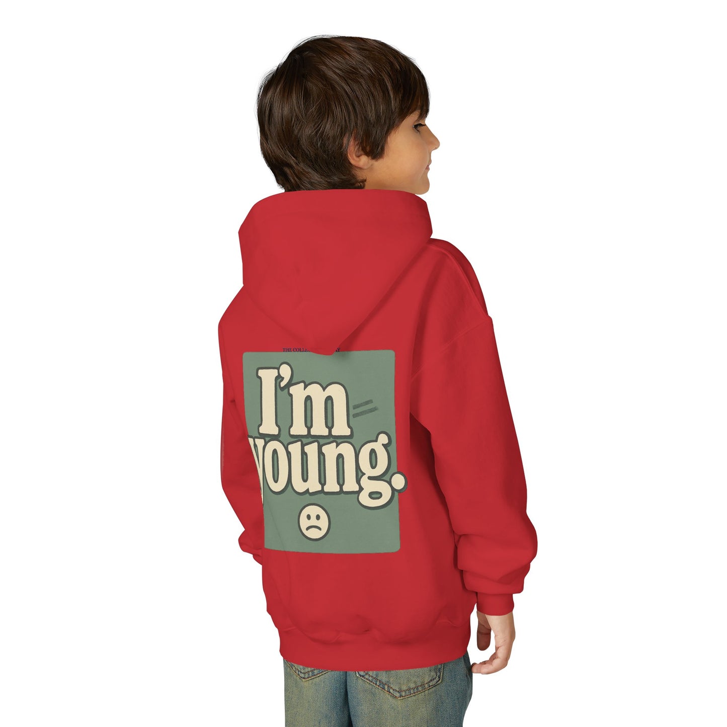 Youth Hoodie — WARNING, I'm YOUNG! - Premium Sweatshirt for Kids