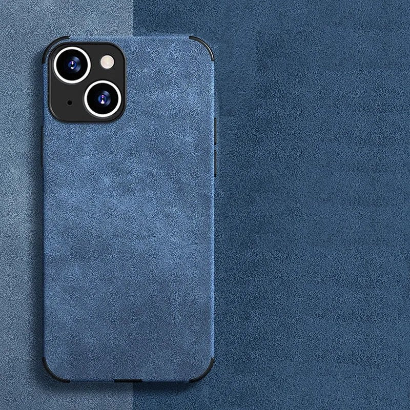 Anacotte Luxeium Ultra-thin Suede with silicon Phone Case