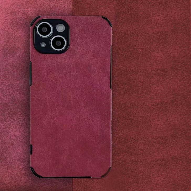 Anacotte Luxeium Ultra-thin Suede with silicon Phone Case