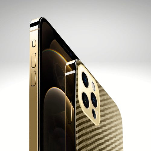 Carbon Fiber Stainless Steel Metal Coated Bumper Cases