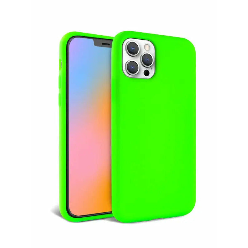 Neon Green Silicone iPhone Case