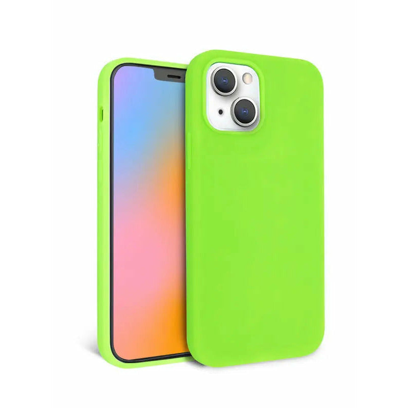 Neon Green Silicone iPhone Case