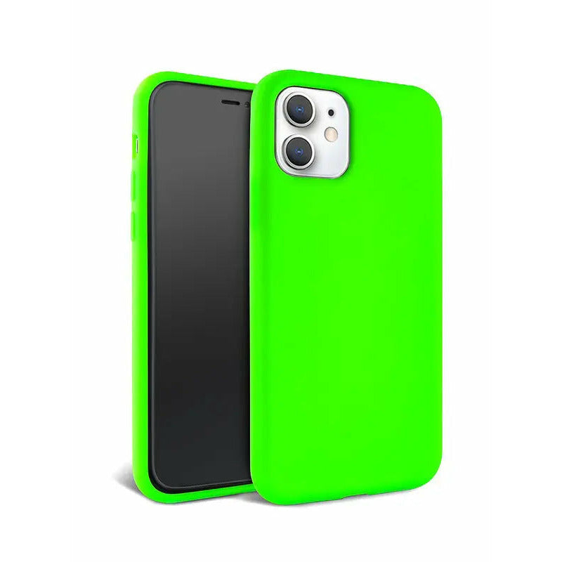 Neon Green Silicone iPhone Case