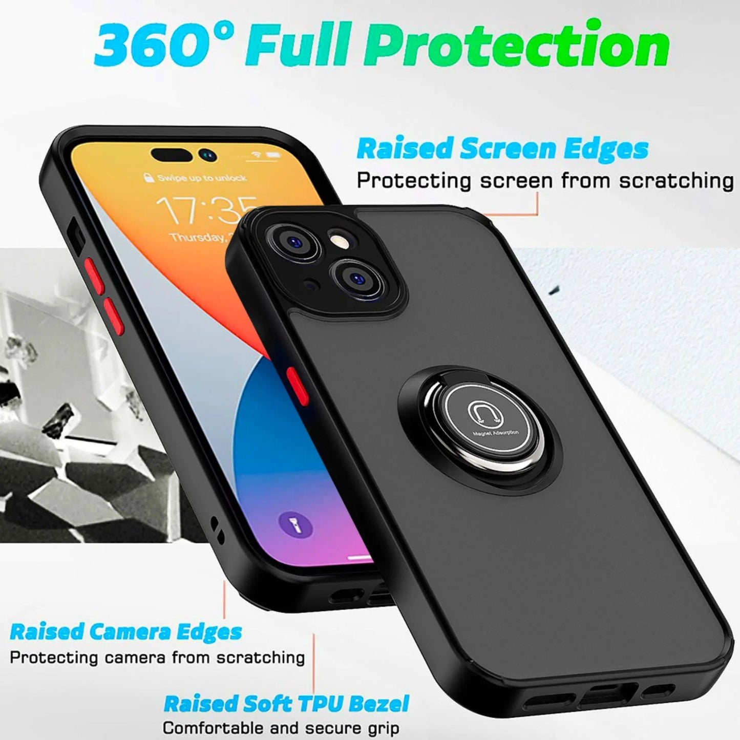 iPhone 14 Magnetic Ring Holder iPhone case