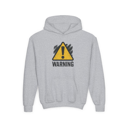 Youth Hoodie — WARNING, I'm YOUNG! - Premium Sweatshirt for Kids