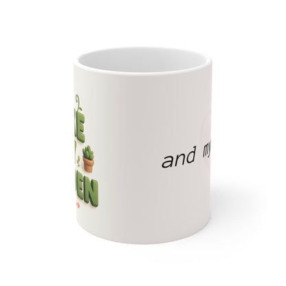 Passionate Gardners' Mug 11oz - I Like My Garden.. and my family. Coffee Cup