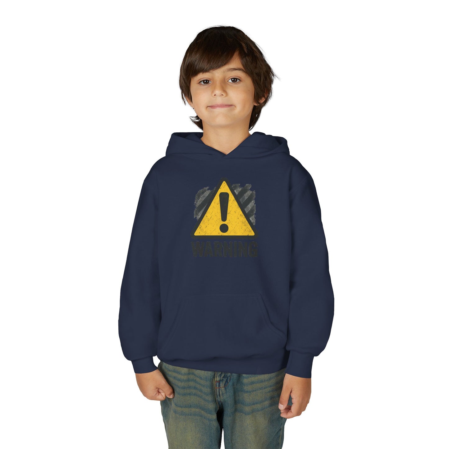 Youth Hoodie — WARNING, I'm YOUNG! - Premium Sweatshirt for Kids