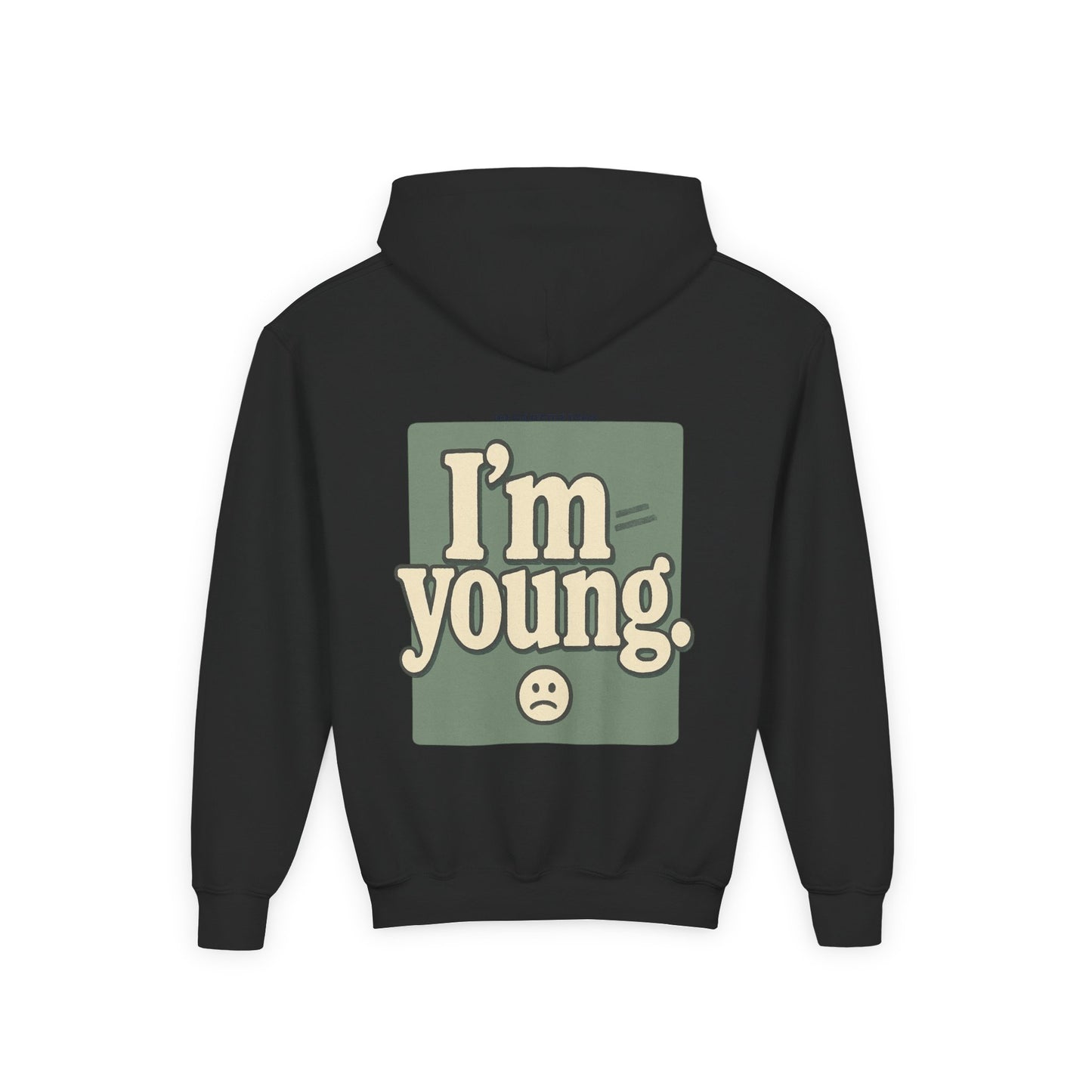 Youth Hoodie — WARNING, I'm YOUNG! - Premium Sweatshirt for Kids