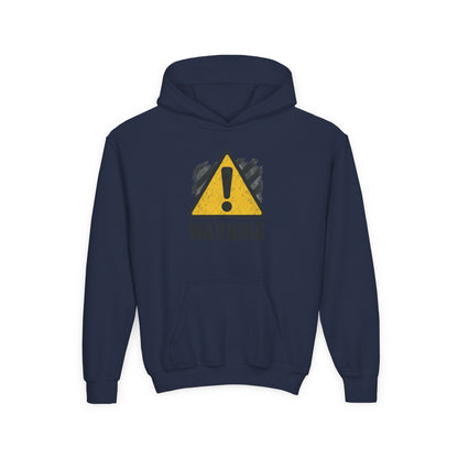 Youth Hoodie — WARNING, I'm YOUNG! - Premium Sweatshirt for Kids