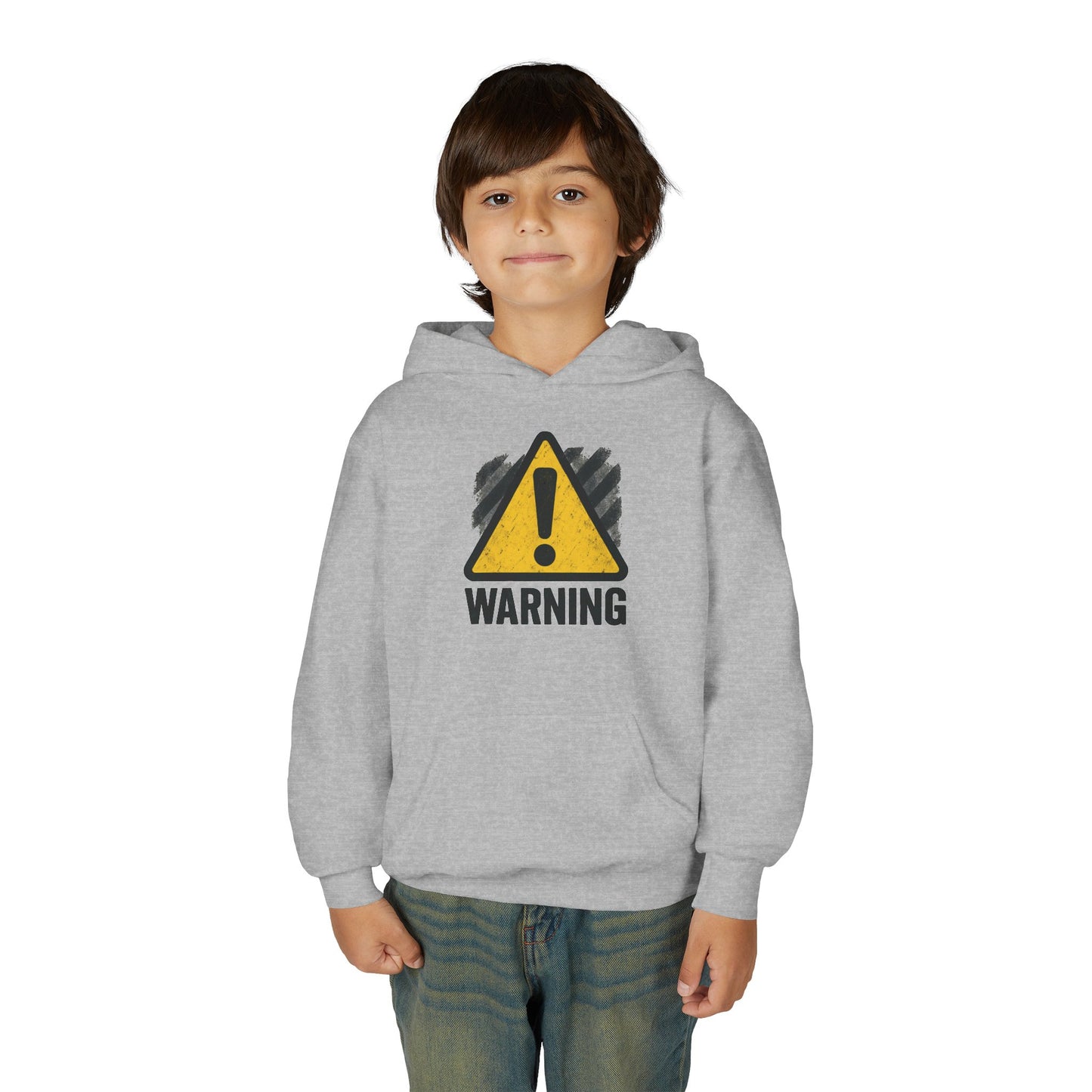 Youth Hoodie — WARNING, I'm YOUNG! - Premium Sweatshirt for Kids