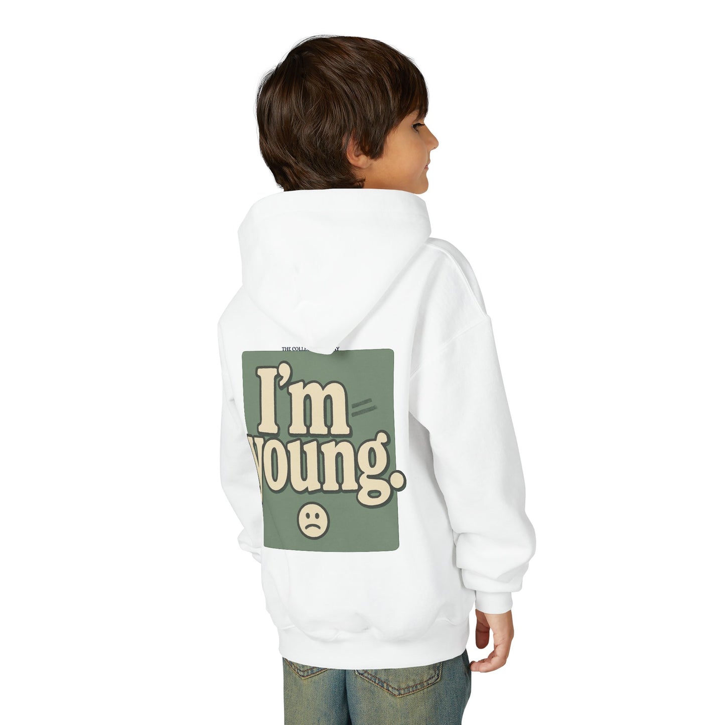 Youth Hoodie — WARNING, I'm YOUNG! - Premium Sweatshirt for Kids