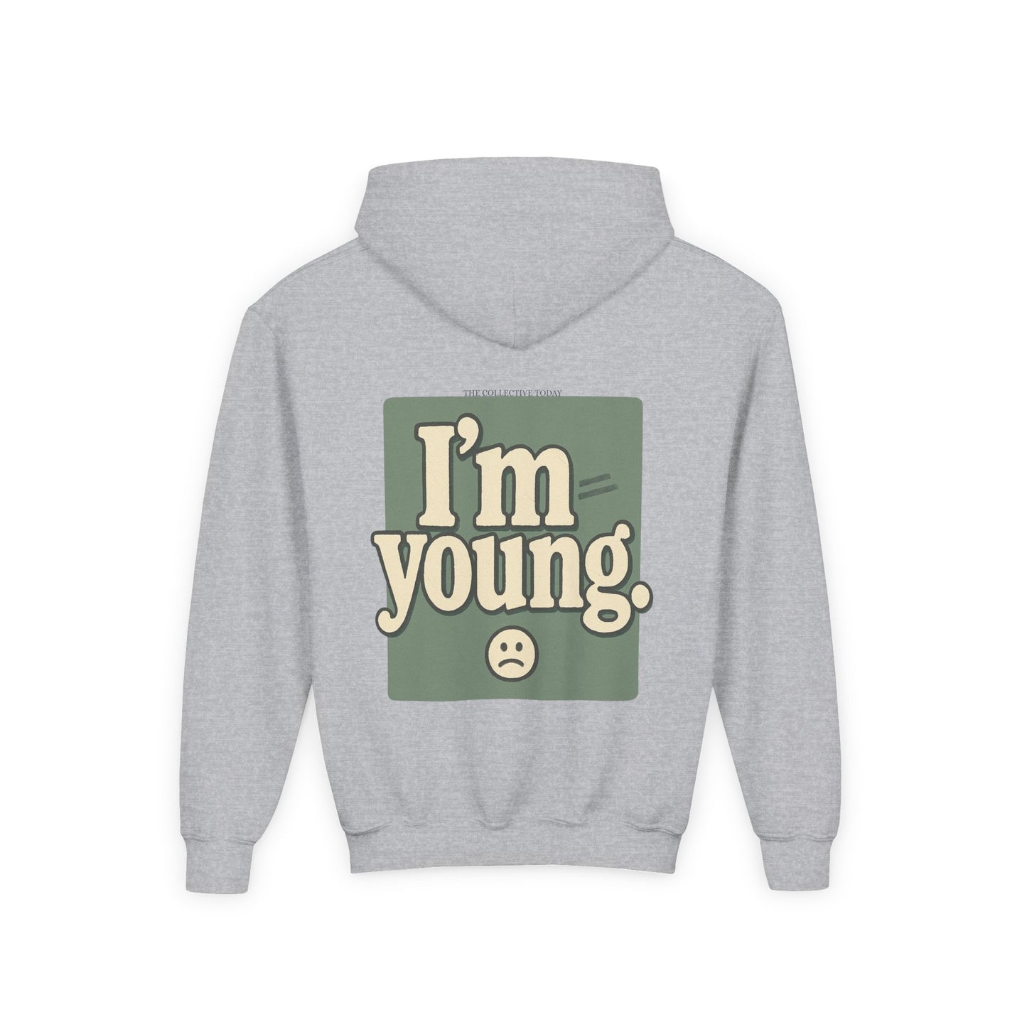 Youth Hoodie — WARNING, I'm YOUNG! - Premium Sweatshirt for Kids