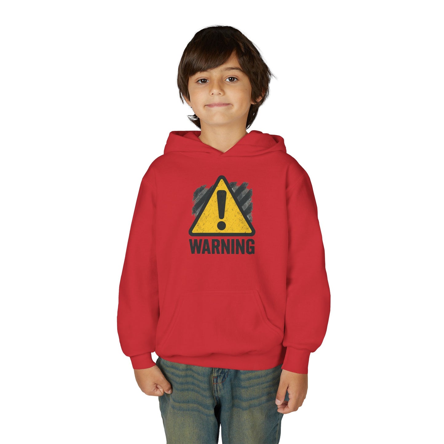 Youth Hoodie — WARNING, I'm YOUNG! - Premium Sweatshirt for Kids