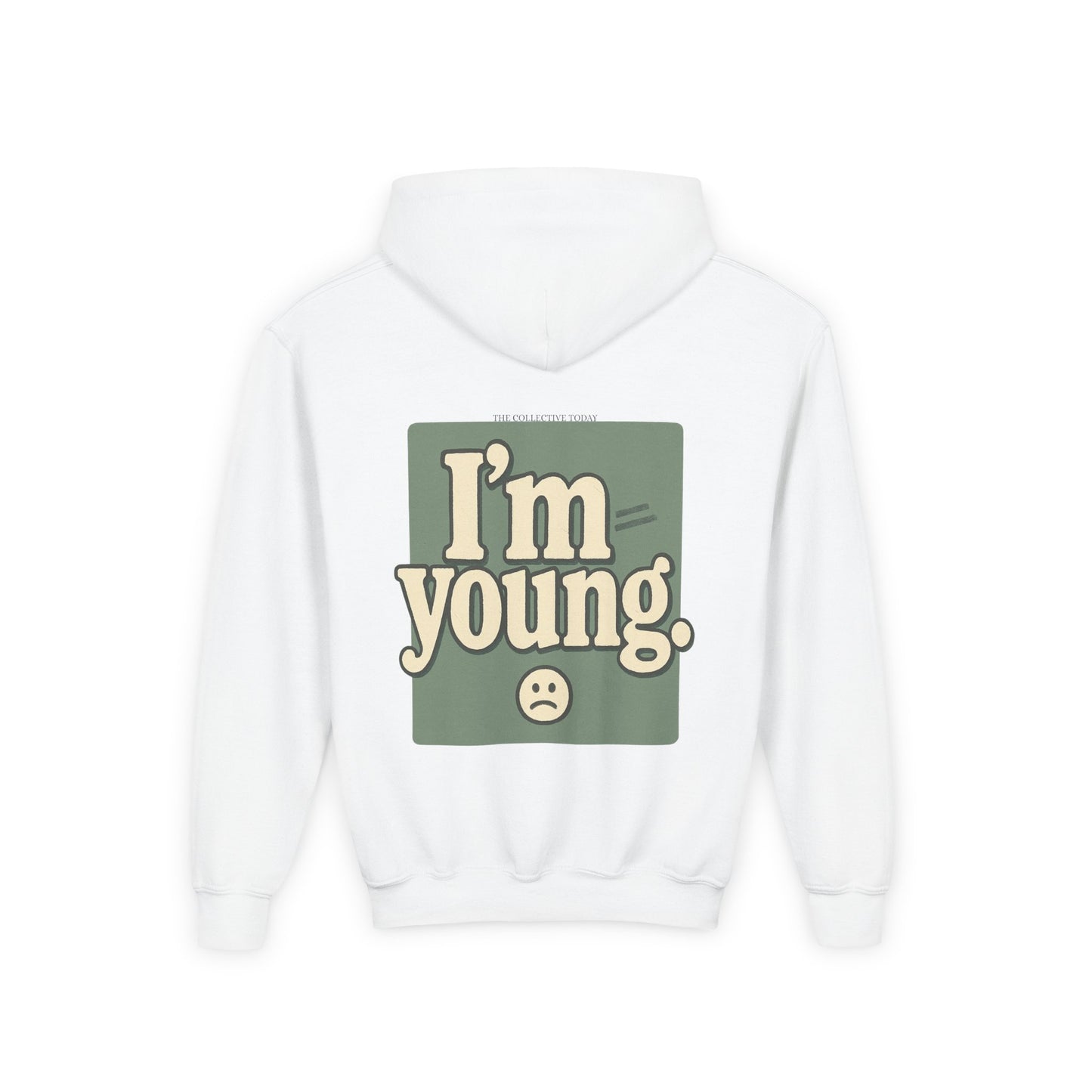 Youth Hoodie — WARNING, I'm YOUNG! - Premium Sweatshirt for Kids