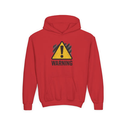 Youth Hoodie — WARNING, I'm YOUNG! - Premium Sweatshirt for Kids