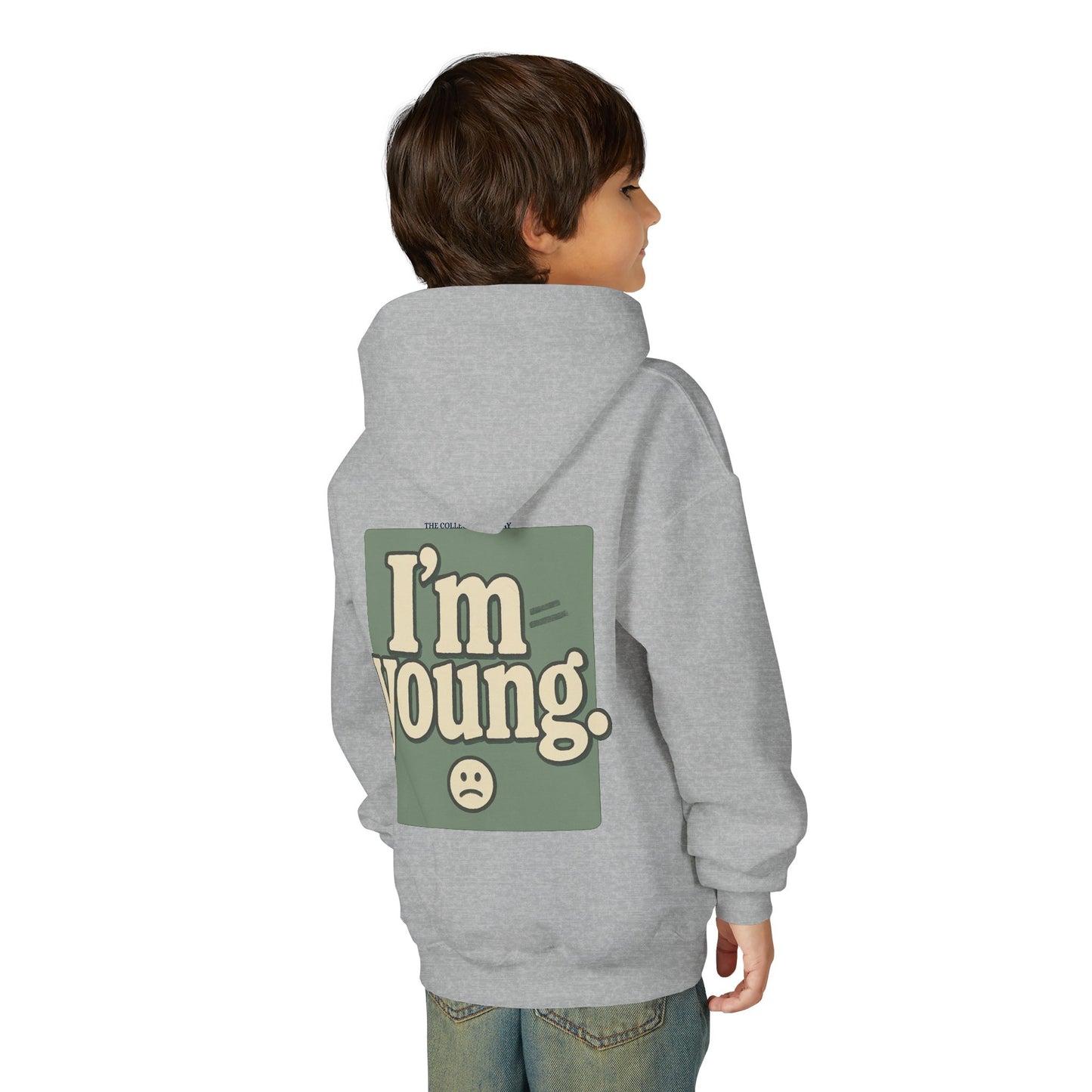 Youth Hoodie — WARNING, I'm YOUNG! - Premium Sweatshirt for Kids