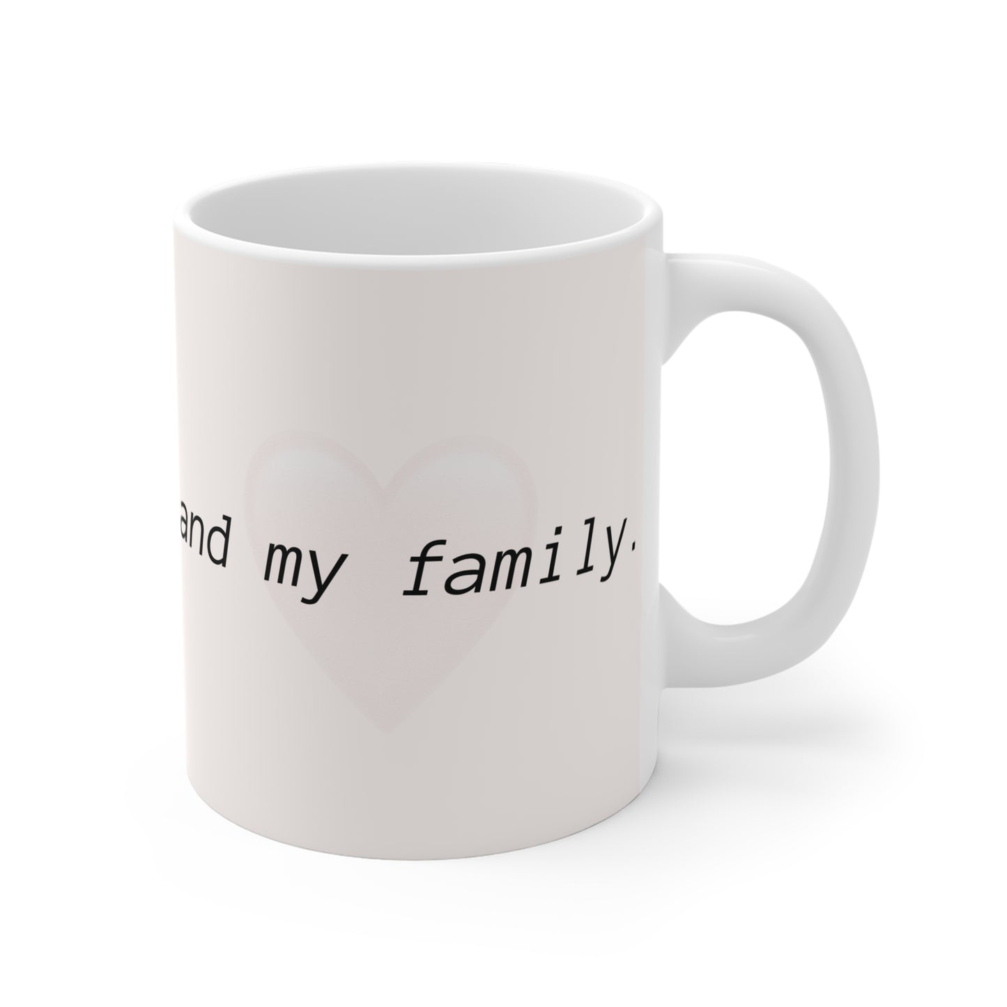 Passionate Gardners' Mug 11oz - I Like My Garden.. and my family. Coffee Cup