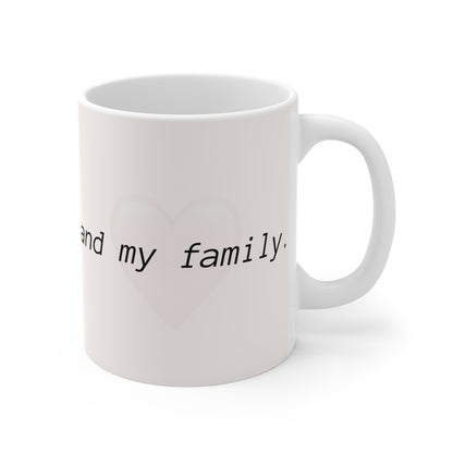 Passionate Gardners' Mug 11oz - I Like My Garden.. and my family. Coffee Cup
