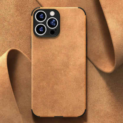 Anacotte Luxeium Ultra-thin Suede with silicon Phone Case